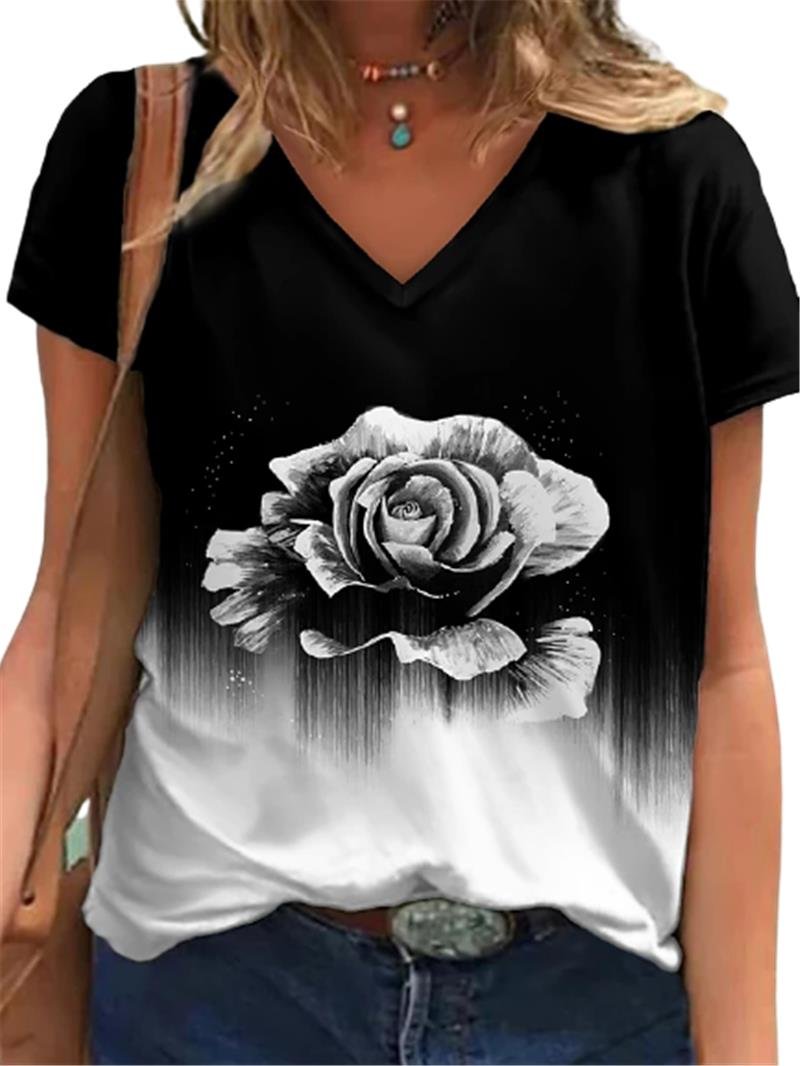 Women Fashion T-Shirts Summer Short Sleeve Casual Tops Butterfly High Street Tee 5XL Plus Size Women Clothing Loose T-Shirt 4 Women Fashion T-Shirts Summer Short Sleeve Casual Tops Butterfly High Street Tee 5XL Plus Size Women Clothing Loose T-Shirt 4