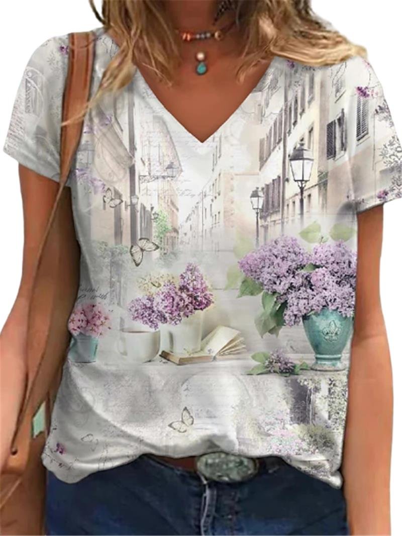 Women Fashion T-Shirts Summer Short Sleeve Casual Tops Butterfly High Street Tee 5XL Plus Size Women Clothing Loose T-Shirt 6 Women Fashion T-Shirts Summer Short Sleeve Casual Tops Butterfly High Street Tee 5XL Plus Size Women Clothing Loose T-Shirt 6