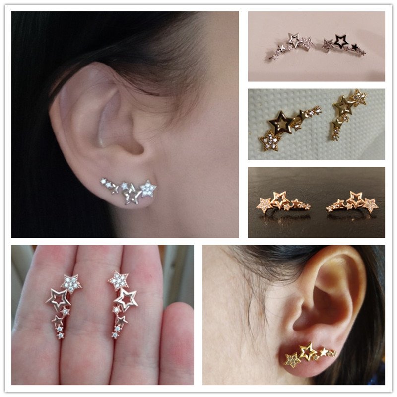 Huitan Hot Selling Simple Stylish Star Women Drop Earrings Shiny White Zircon Exquisite Versatile Female Earring Fashion Jewelry 6 Huitan Hot Selling Simple Stylish Star Women Drop Earrings Shiny White Zircon Exquisite Versatile Female Earring Fashion Jewelry 6