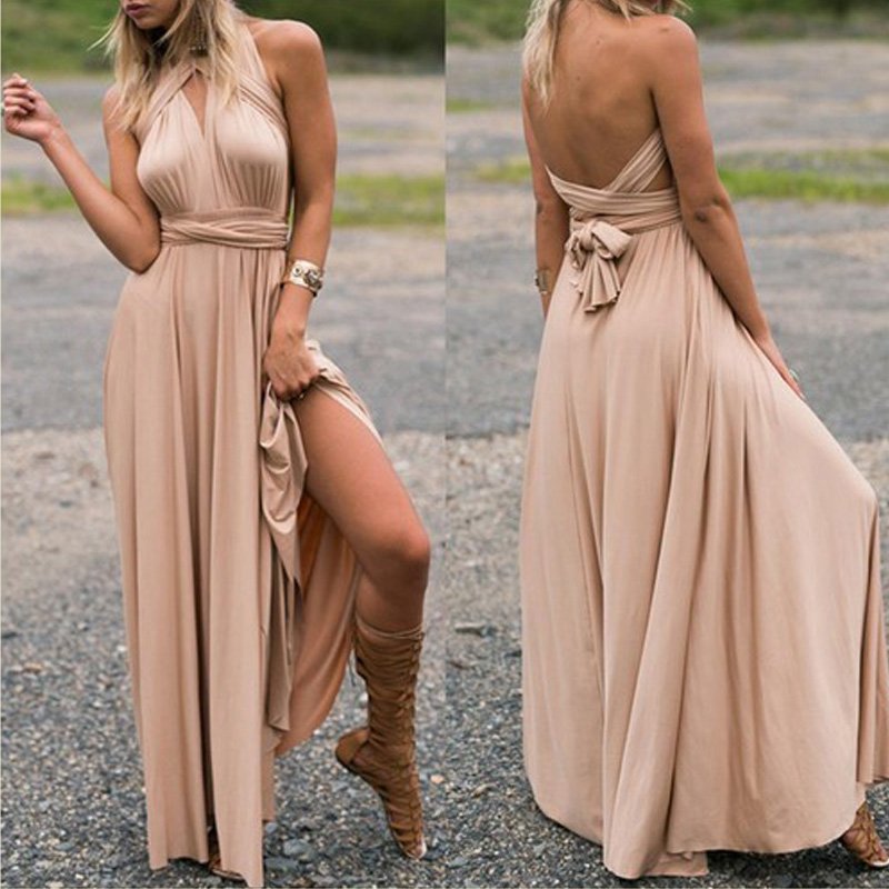 Sexy Women Multiway Wrap Convertible Boho Maxi Club Red Dress Bandage Long Dress Party Bridesmaids Infinity Robe Longue Femme 3 Sexy Women Multiway Wrap Convertible Boho Maxi Club Red Dress Bandage Long Dress Party Bridesmaids Infinity Robe Longue Femme 3